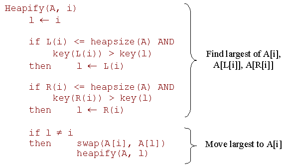 heapify