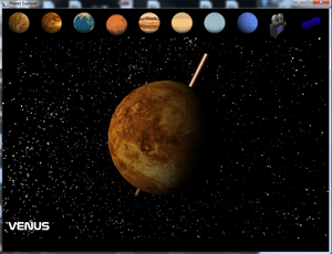 Planet Explorer screenshot