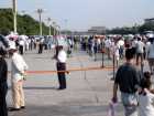 Queue for Mao's Mausoleum, Tiananmen Square, Beijing, China