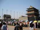 Queue for Mao's Mausoleum, Tiananmen Square, Beijing, China