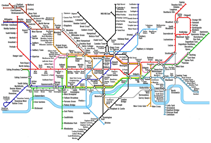 london map. map of roughly london map