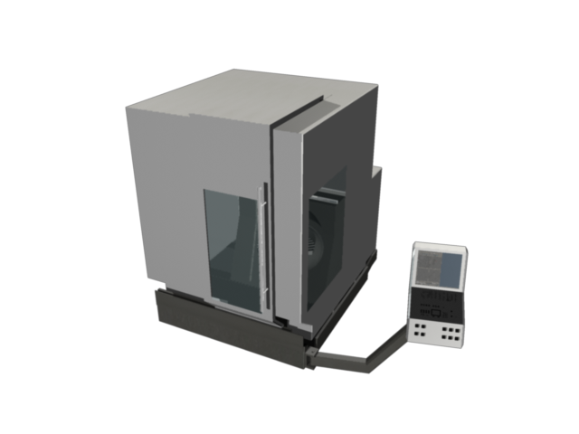 Milling Machine Front View