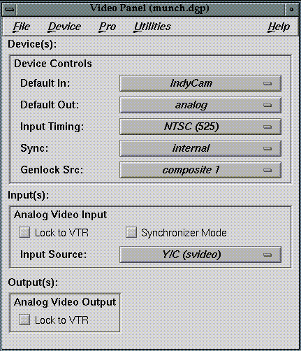 VIDEO PANEL