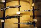 Old mechanical weapons, Golden alley, Prague, Czech Republic