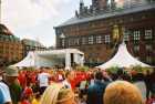 Waiting for the World Cup game, Rådhuspladsen, Copenhagen, Denmark