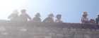Roof workers, Lhasa, Tibet