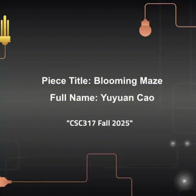 Blooming Maze – A Mass–Spring Driven Maze Flower