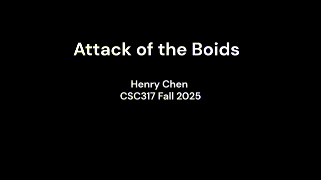 Attack of the Boids