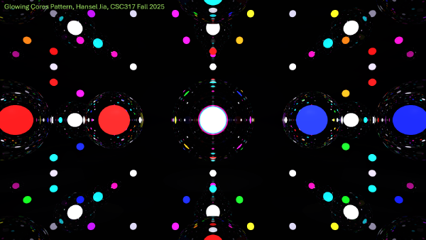 Glowing Cores Pattern