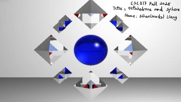 Octahedrons and Sphere