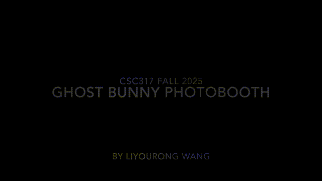 Ghost Bunny Photobooth