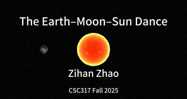 The Earth–Moon–Sun Dance