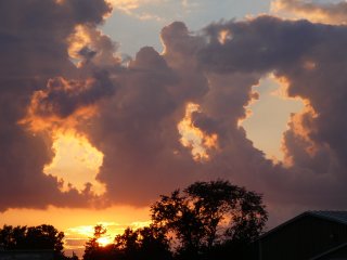 more clouds that night